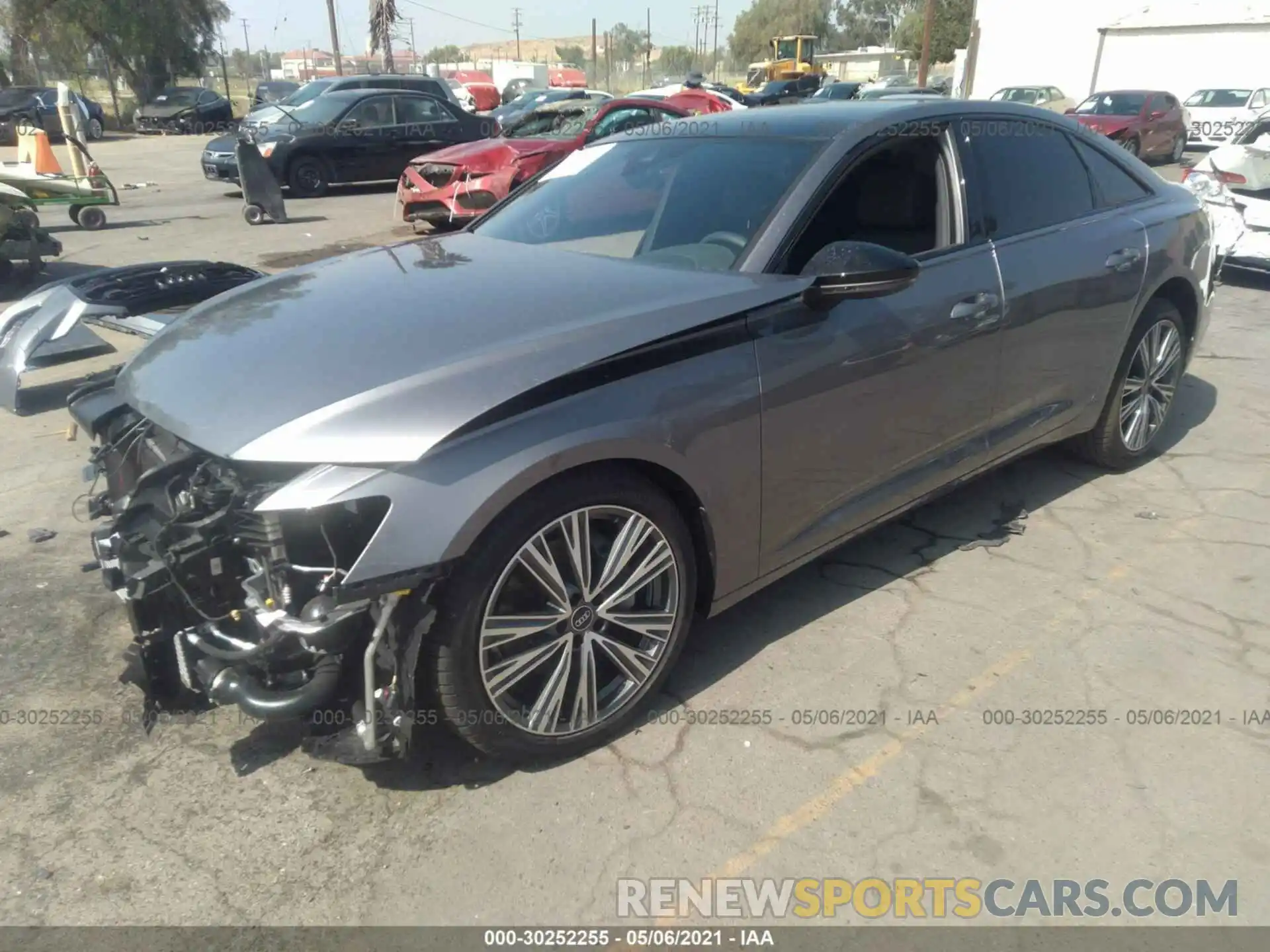 2 Photograph of a damaged car WAUE3AF23MN060162 AUDI A6 2021