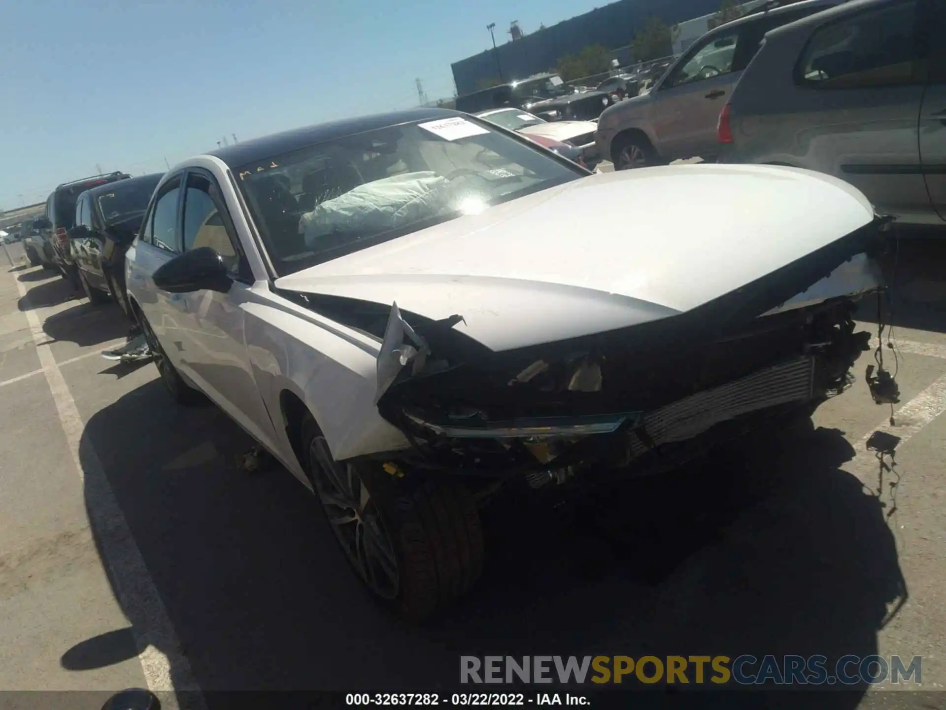 1 Photograph of a damaged car WAUE3AF25MN066223 AUDI A6 2021