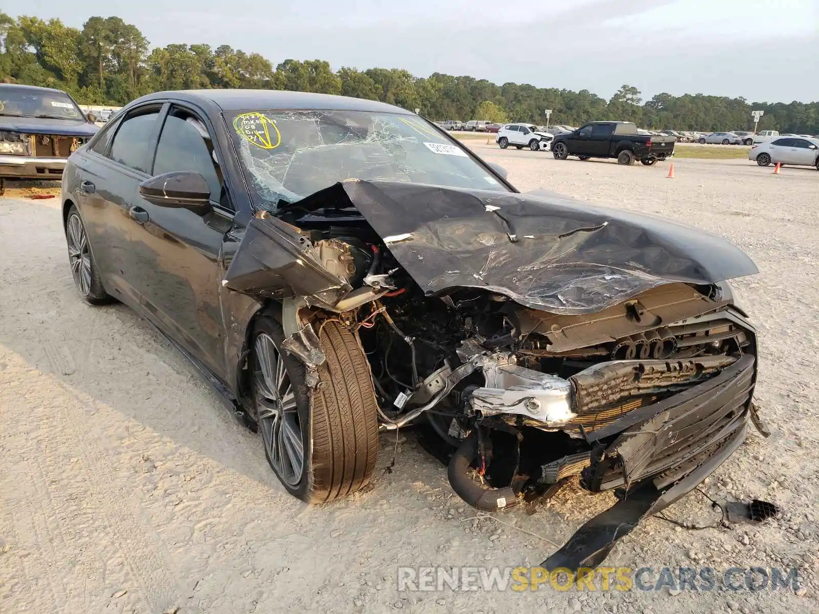 1 Photograph of a damaged car WAUE3AF2XMN058313 AUDI A6 2021