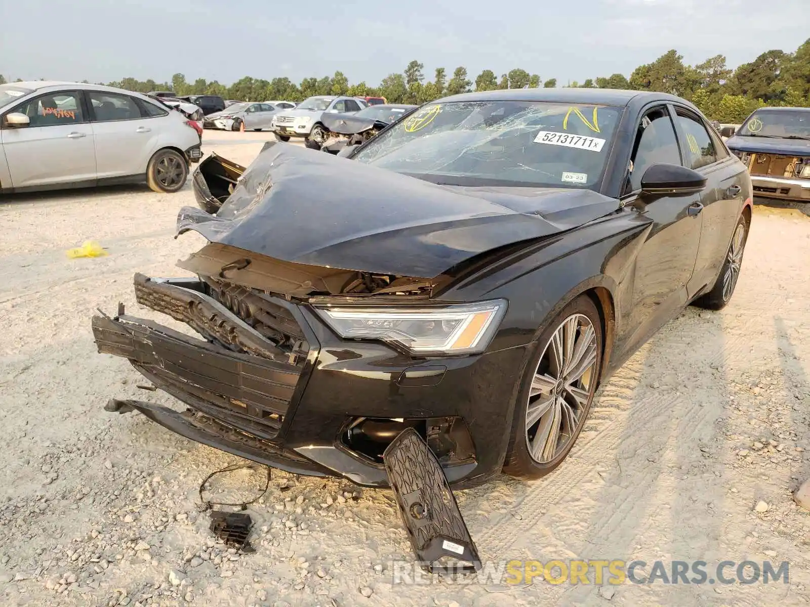 2 Photograph of a damaged car WAUE3AF2XMN058313 AUDI A6 2021