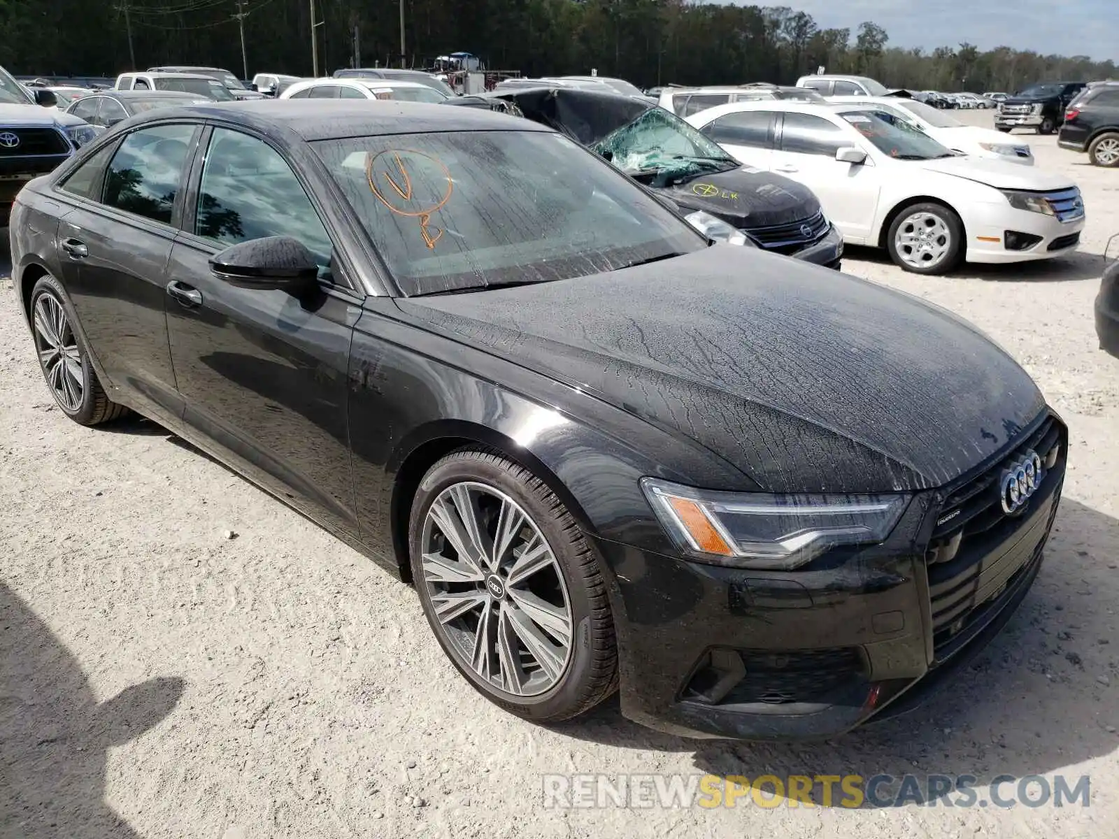 1 Photograph of a damaged car WAUE8AF21MN034239 AUDI A6 2021