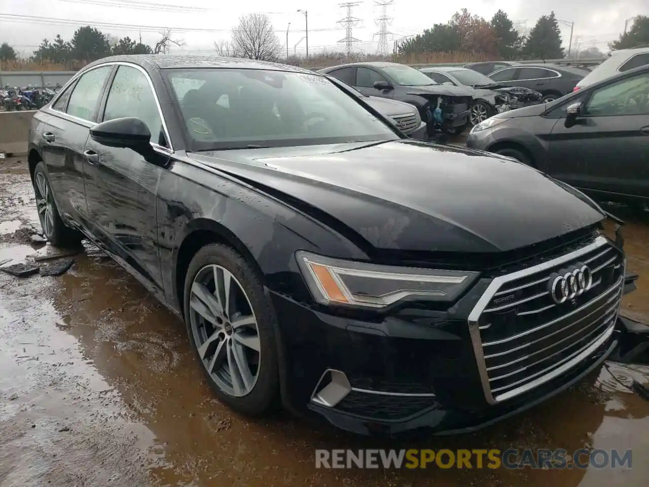 1 Photograph of a damaged car WAUE8AF22MN030751 AUDI A6 2021