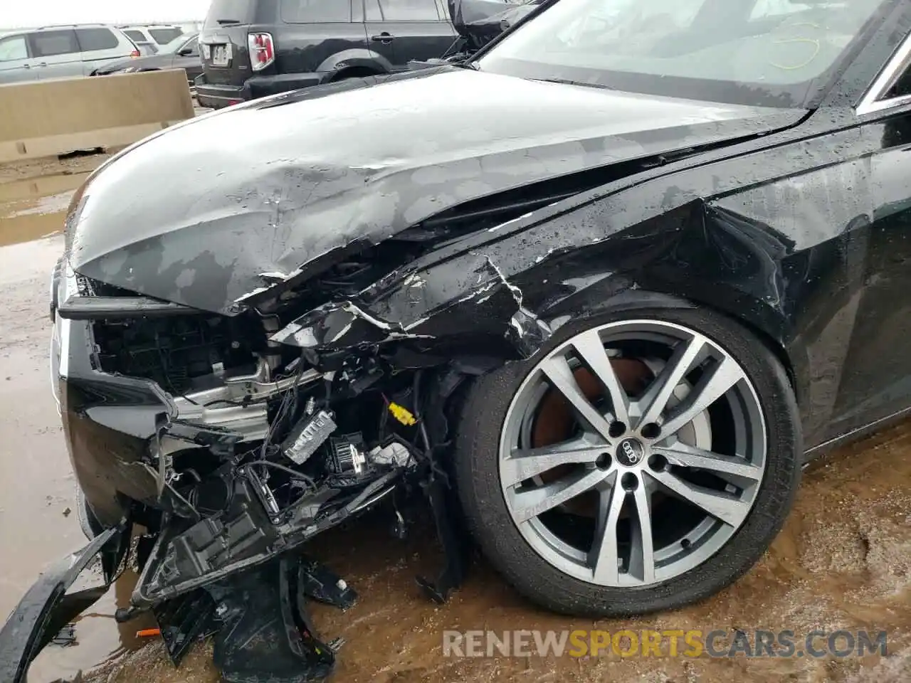 9 Photograph of a damaged car WAUE8AF22MN030751 AUDI A6 2021