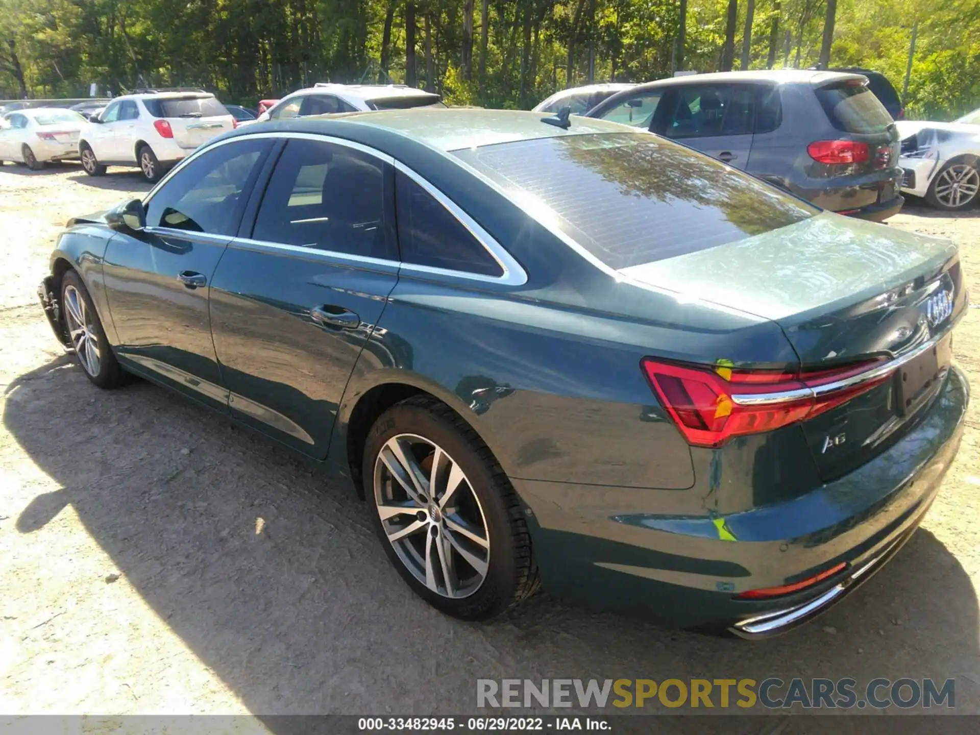 3 Photograph of a damaged car WAUE8AF23MN009004 AUDI A6 2021