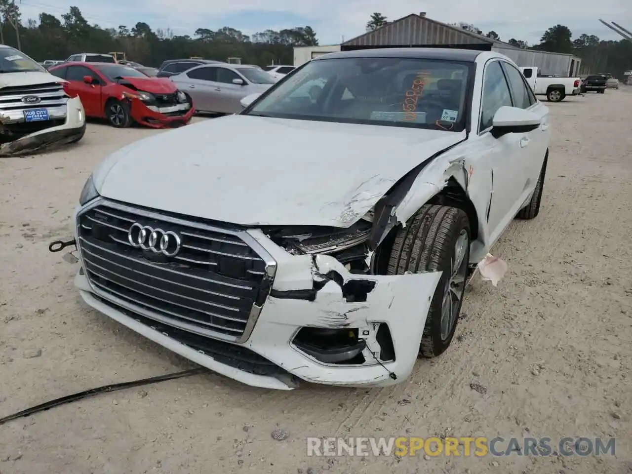 2 Photograph of a damaged car WAUE8AF26MN027464 AUDI A6 2021