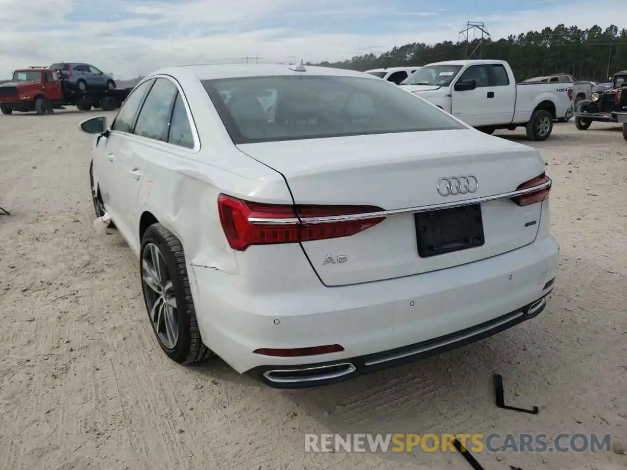 3 Photograph of a damaged car WAUE8AF26MN027464 AUDI A6 2021