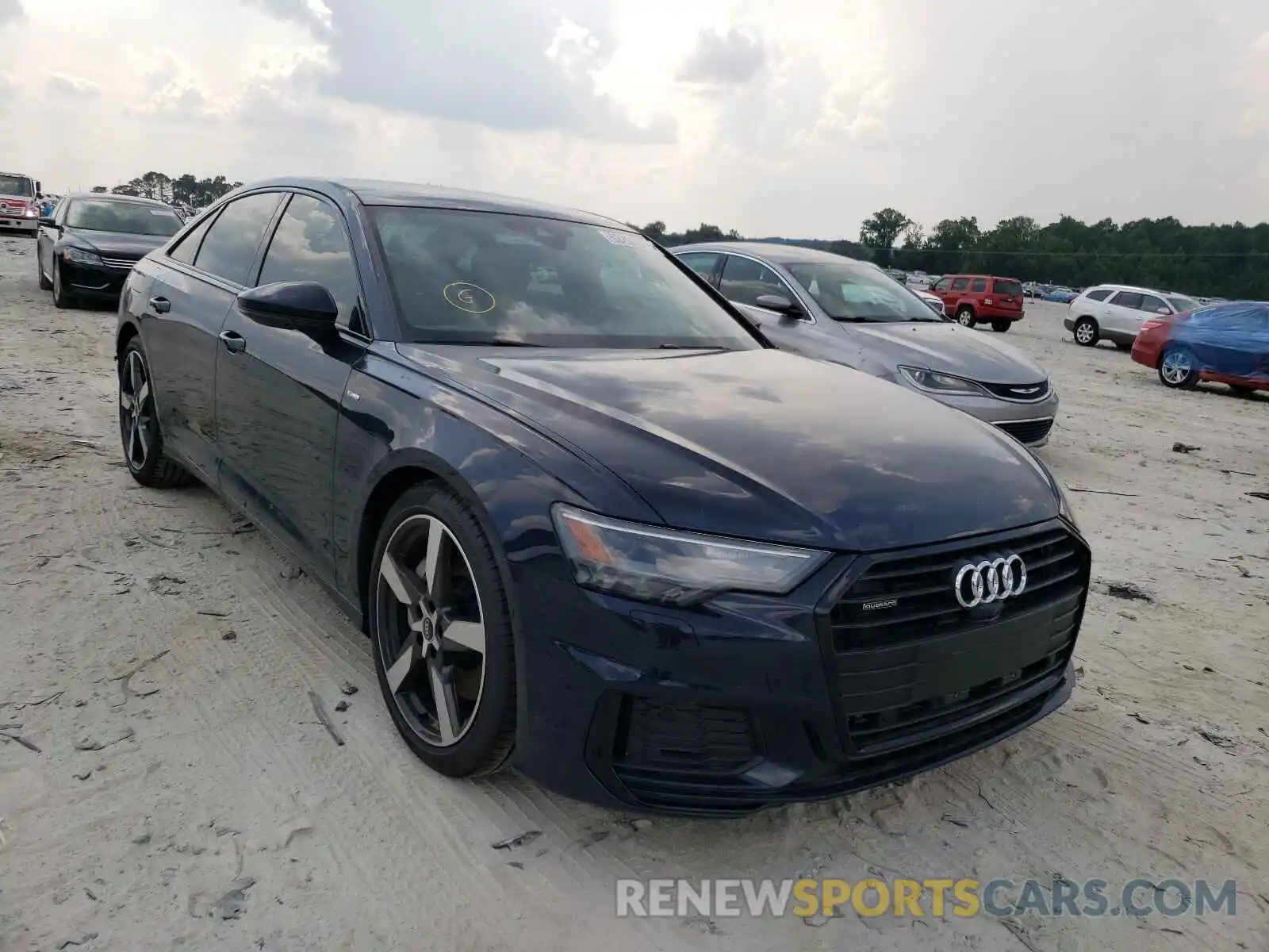 1 Photograph of a damaged car WAUK2AF22MN040426 AUDI A6 2021