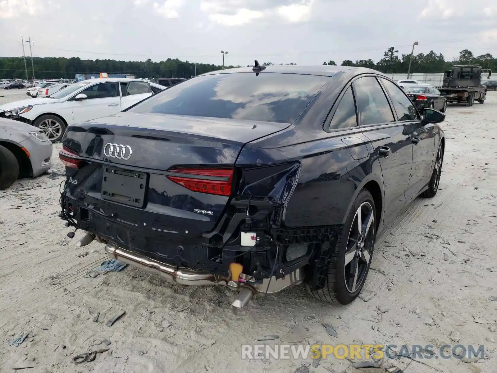 4 Photograph of a damaged car WAUK2AF22MN040426 AUDI A6 2021