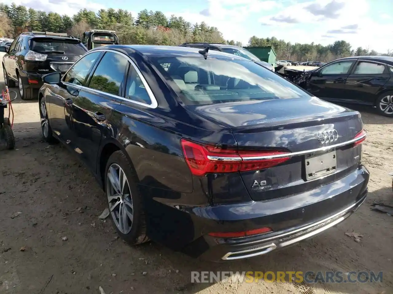 3 Фотография поврежденного автомобиля WAUK2AF22MN048378 AUDI A6 2021