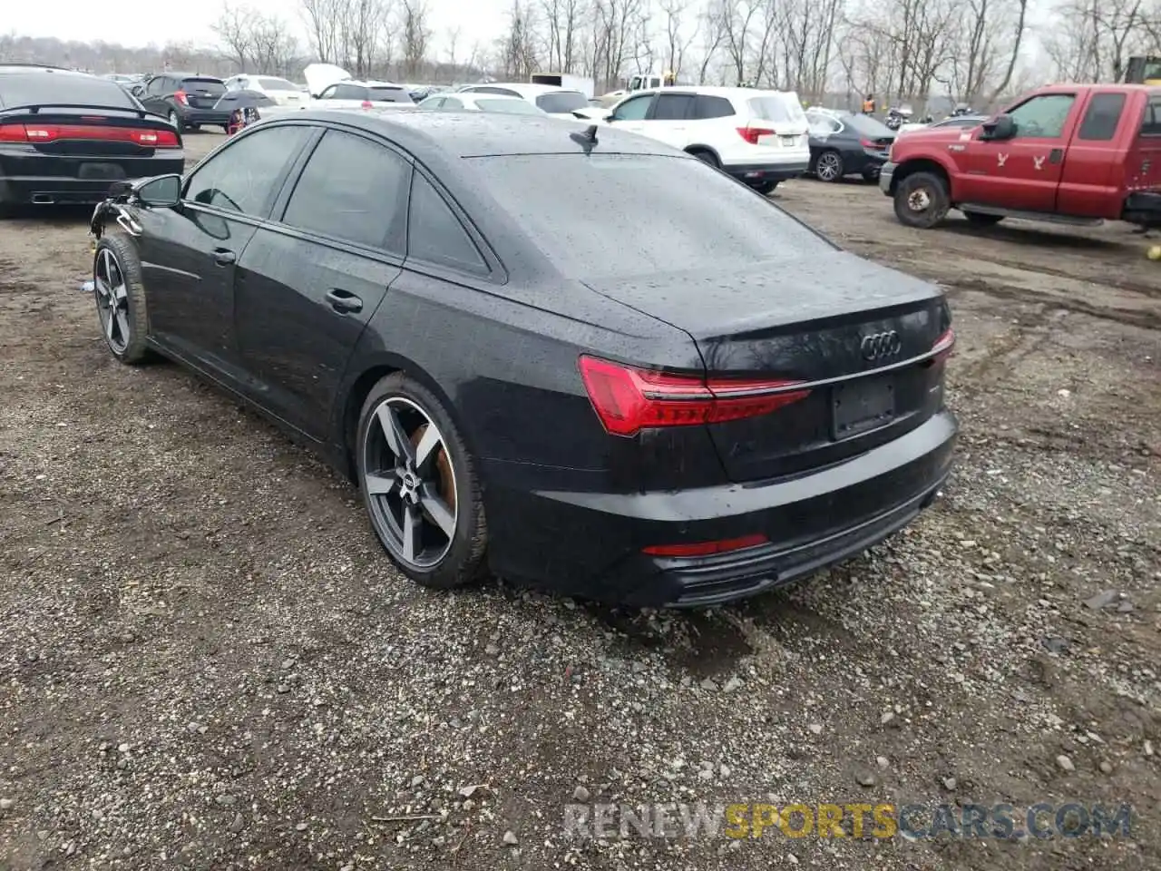 3 Фотография поврежденного автомобиля WAUK2AF24MN076067 AUDI A6 2021