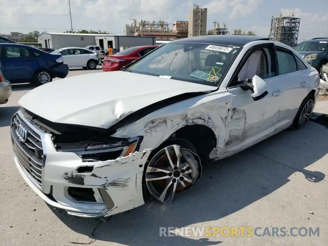 2 Photograph of a damaged car WAUL2AF20MN041790 AUDI A6 2021