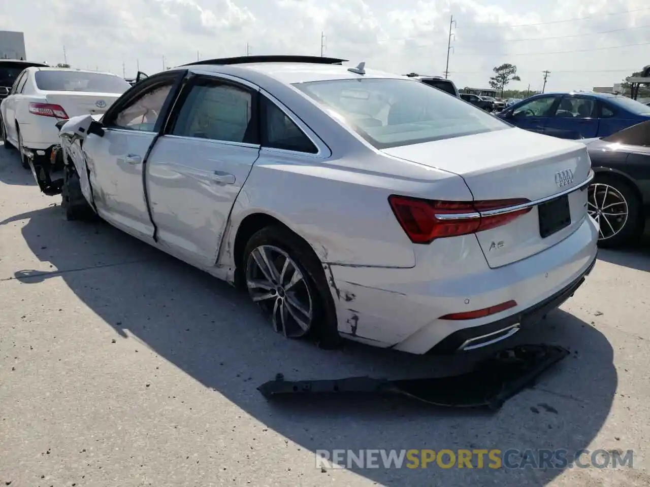 3 Photograph of a damaged car WAUL2AF20MN041790 AUDI A6 2021