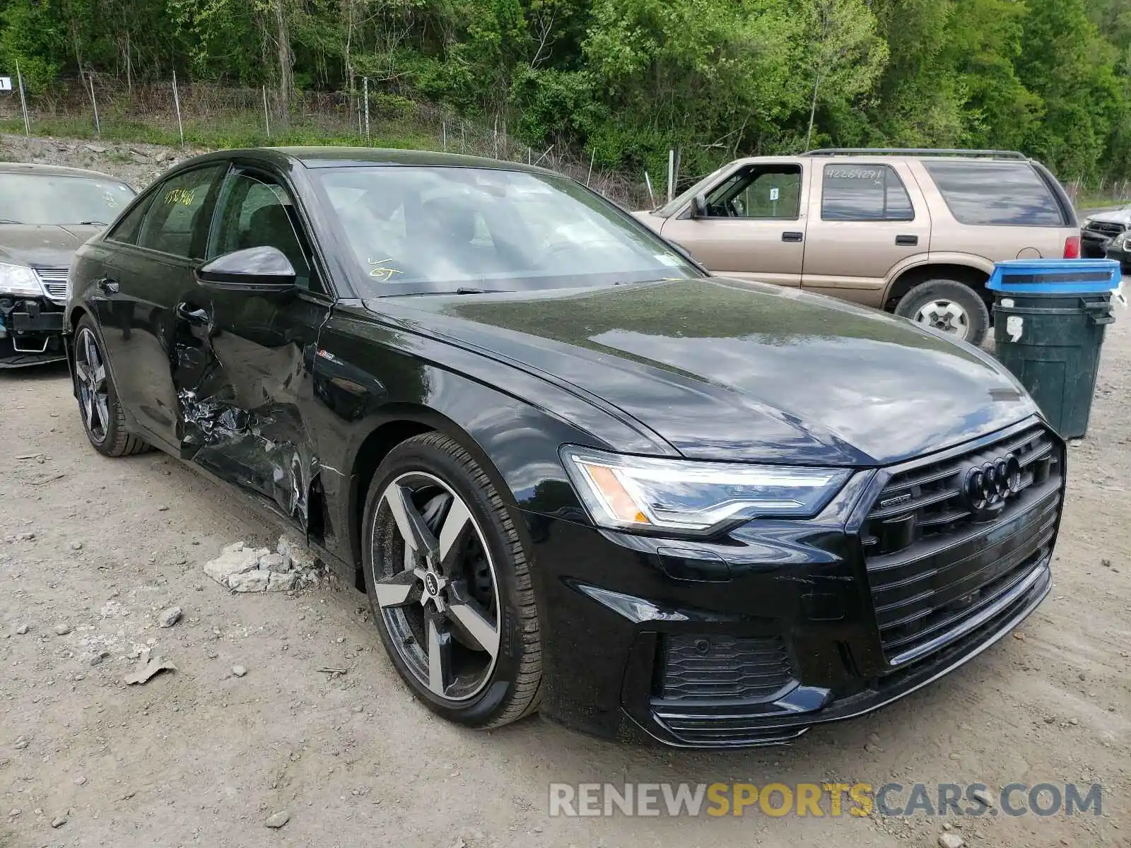 1 Photograph of a damaged car WAUL2AF20MN046388 AUDI A6 2021