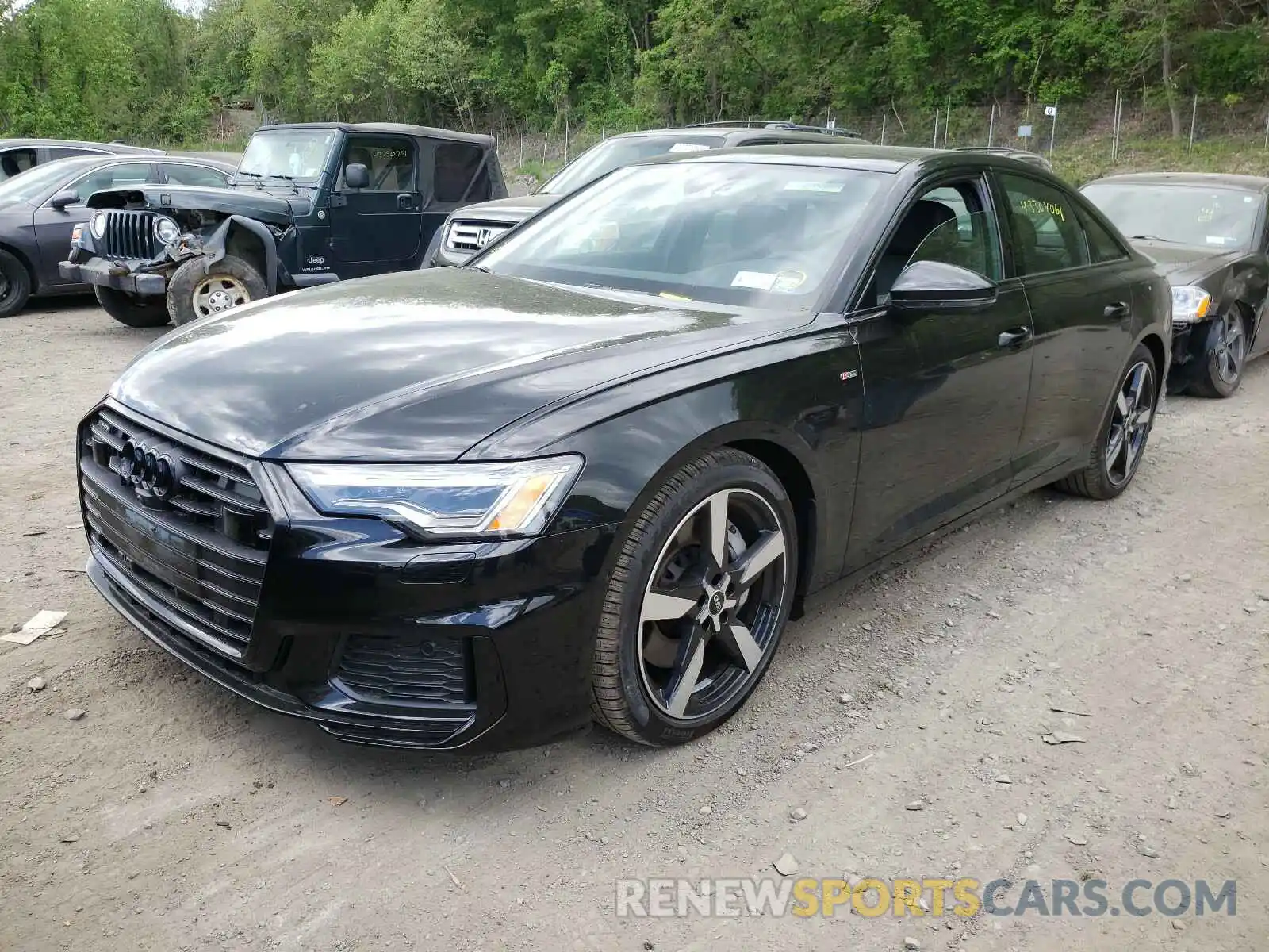 2 Photograph of a damaged car WAUL2AF20MN046388 AUDI A6 2021