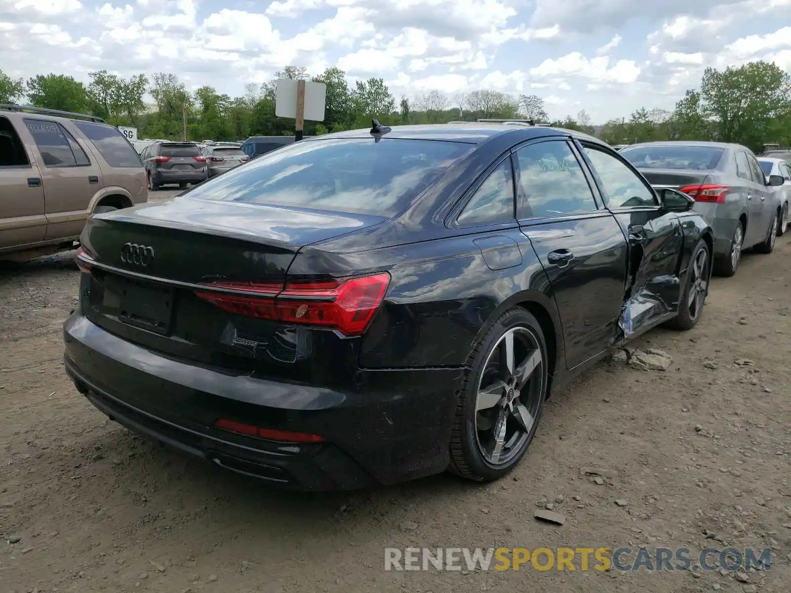 4 Photograph of a damaged car WAUL2AF20MN046388 AUDI A6 2021