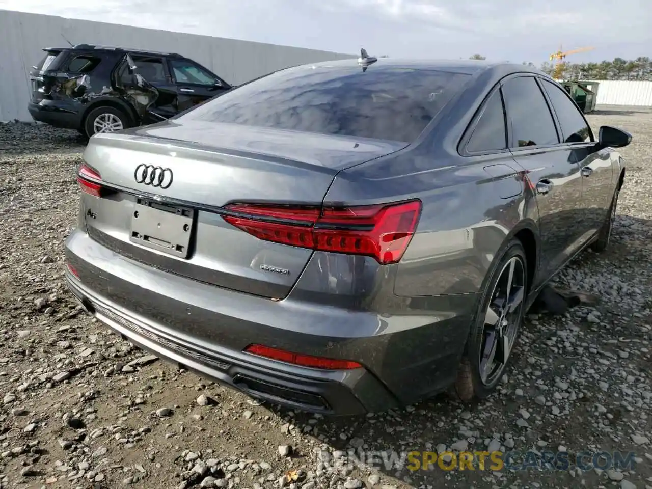 4 Фотография поврежденного автомобиля WAUL2AF20MN057312 AUDI A6 2021