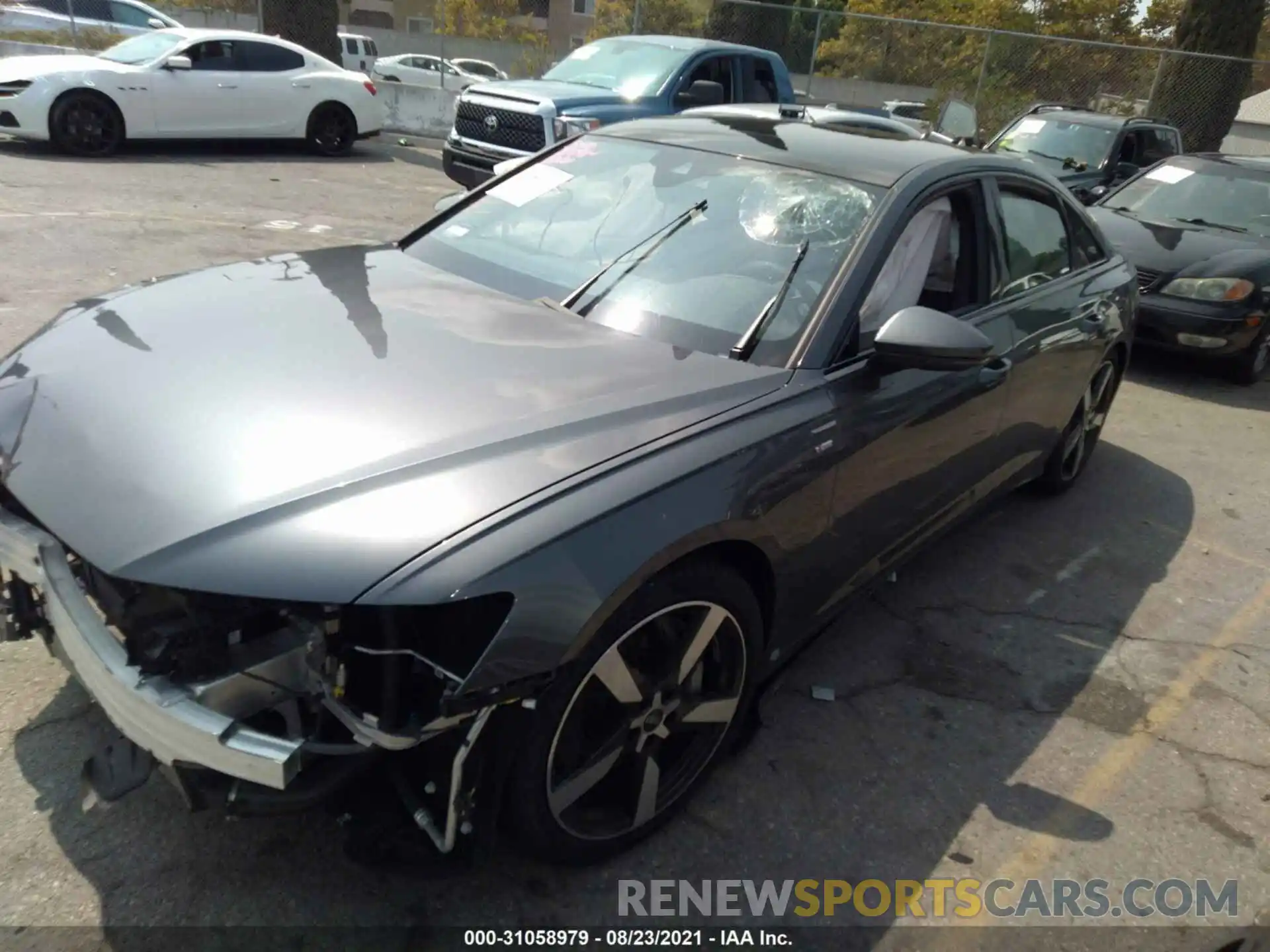 2 Photograph of a damaged car WAUL2AF22MN043427 AUDI A6 2021