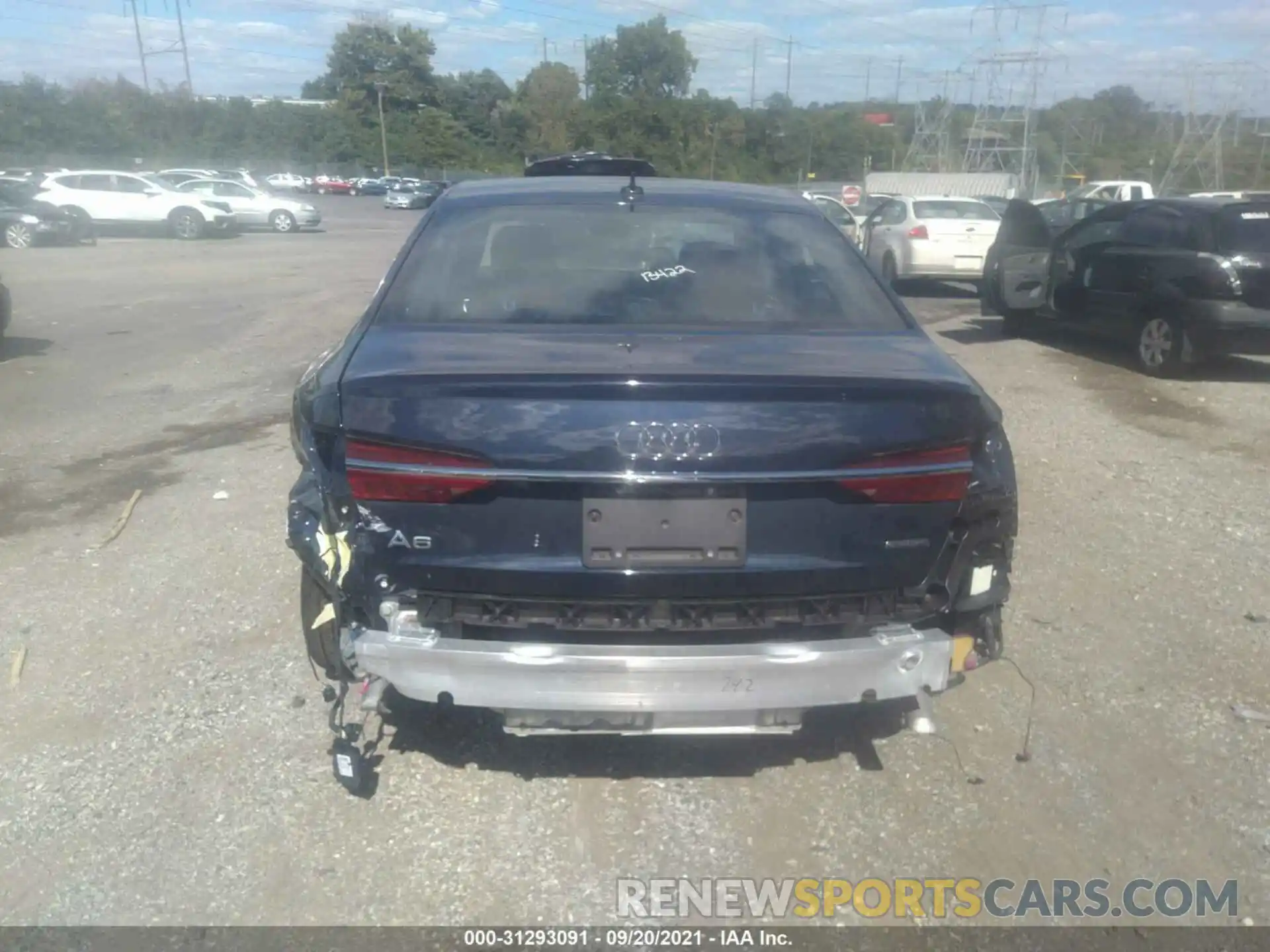 6 Photograph of a damaged car WAUL2AF24MN024121 AUDI A6 2021