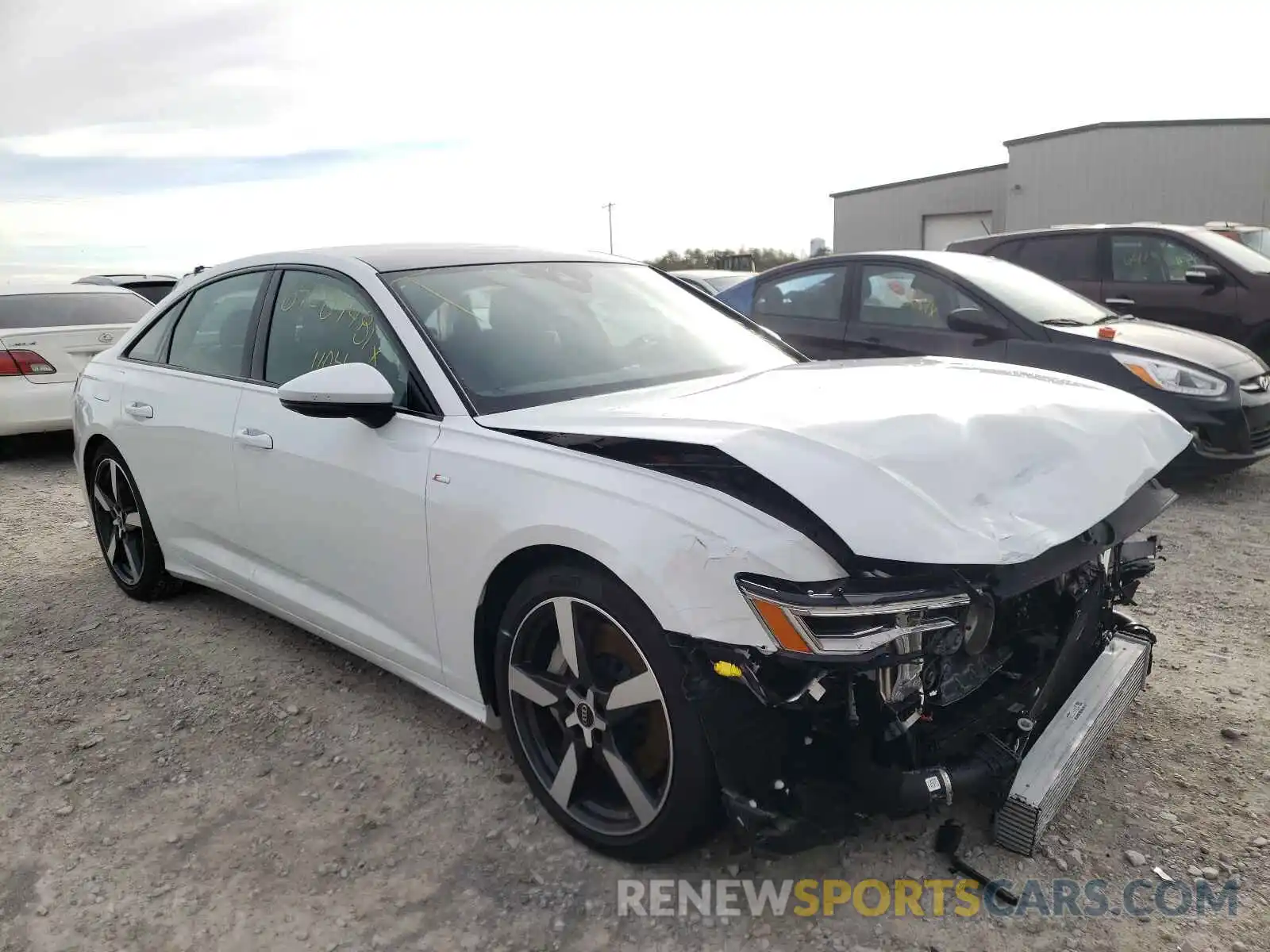 1 Photograph of a damaged car WAUL2AF26MN049358 AUDI A6 2021