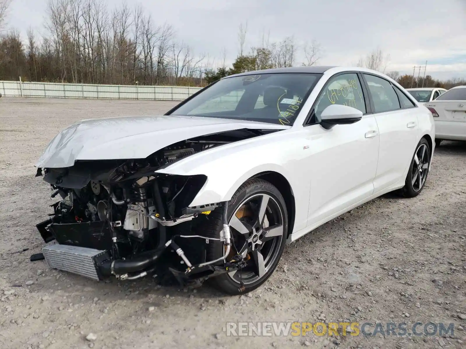 2 Photograph of a damaged car WAUL2AF26MN049358 AUDI A6 2021