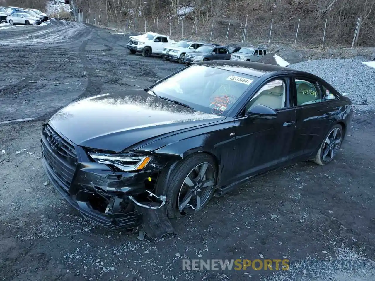 1 Photograph of a damaged car WAUL2AF26MN050140 AUDI A6 2021