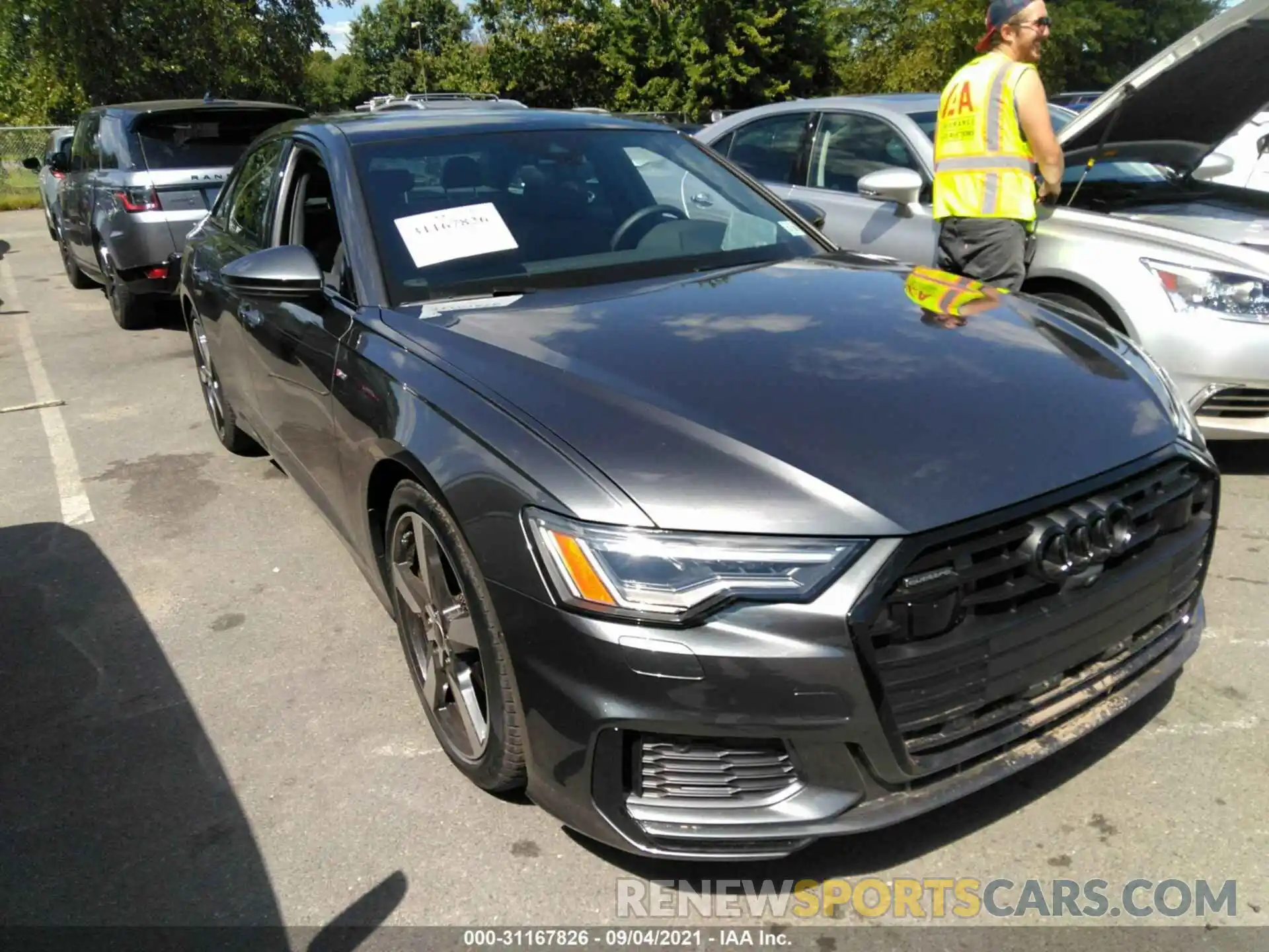 1 Photograph of a damaged car WAUL2AF28MN045957 AUDI A6 2021