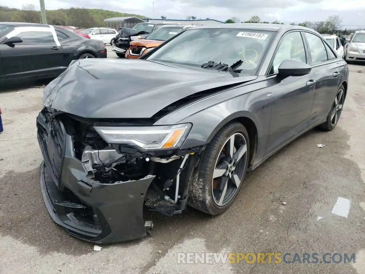 2 Photograph of a damaged car WAUL2AF29MN102800 AUDI A6 2021