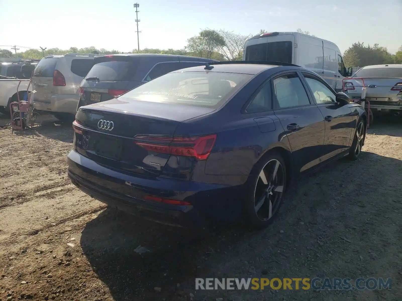 4 Photograph of a damaged car WAUL2AF2XMN019019 AUDI A6 2021