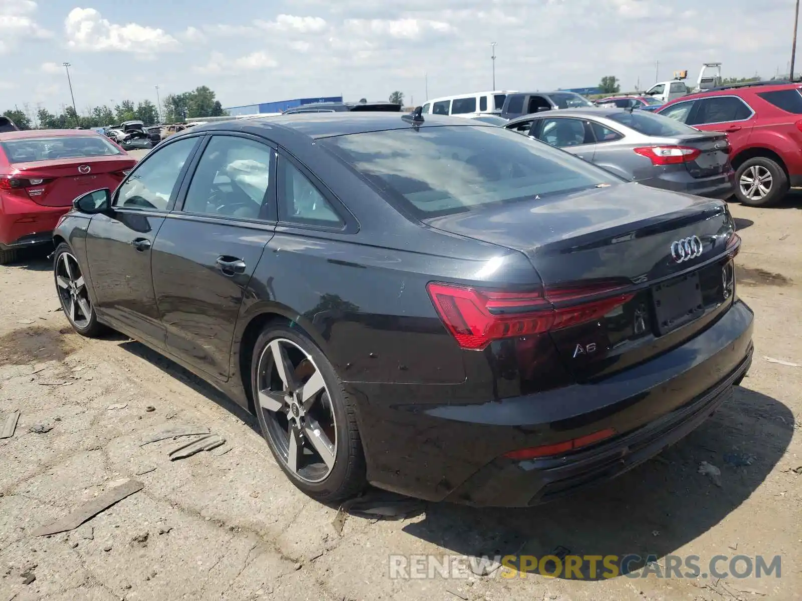 3 Фотография поврежденного автомобиля WAUL2AF2XMN039349 AUDI A6 2021