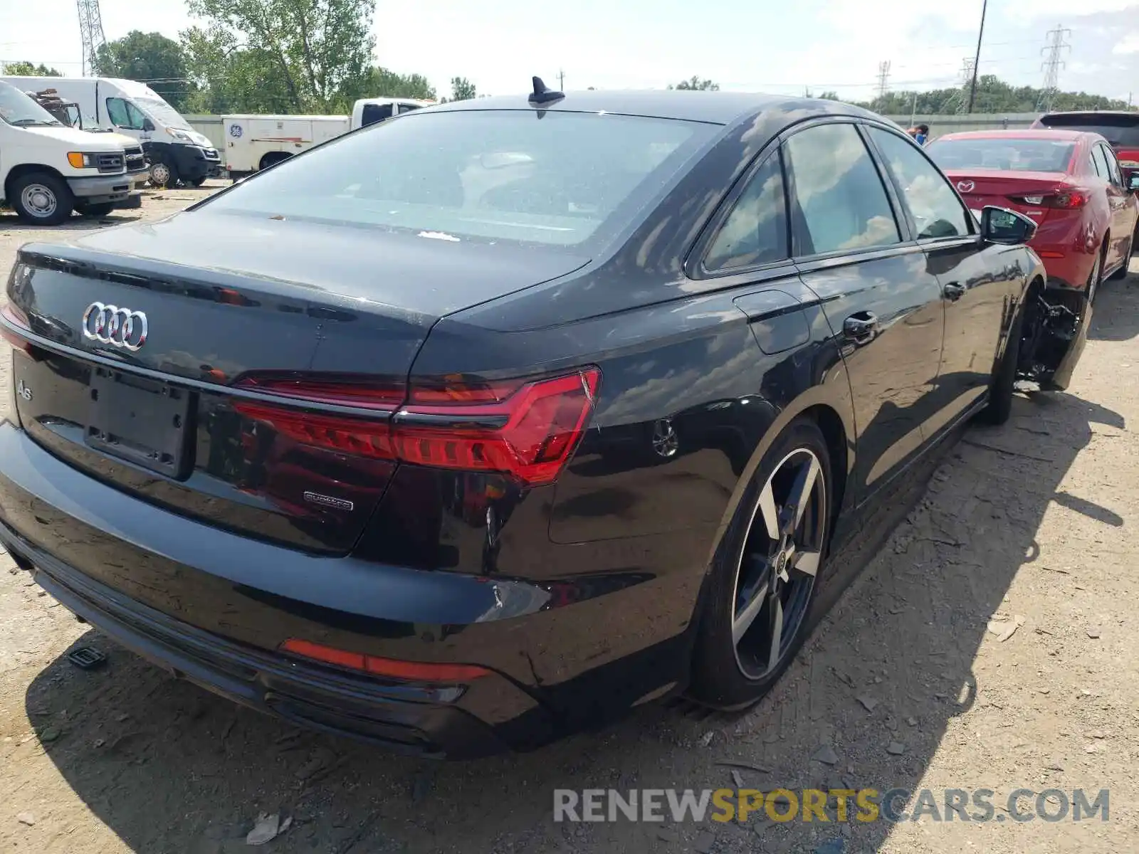 4 Photograph of a damaged car WAUL2AF2XMN039349 AUDI A6 2021