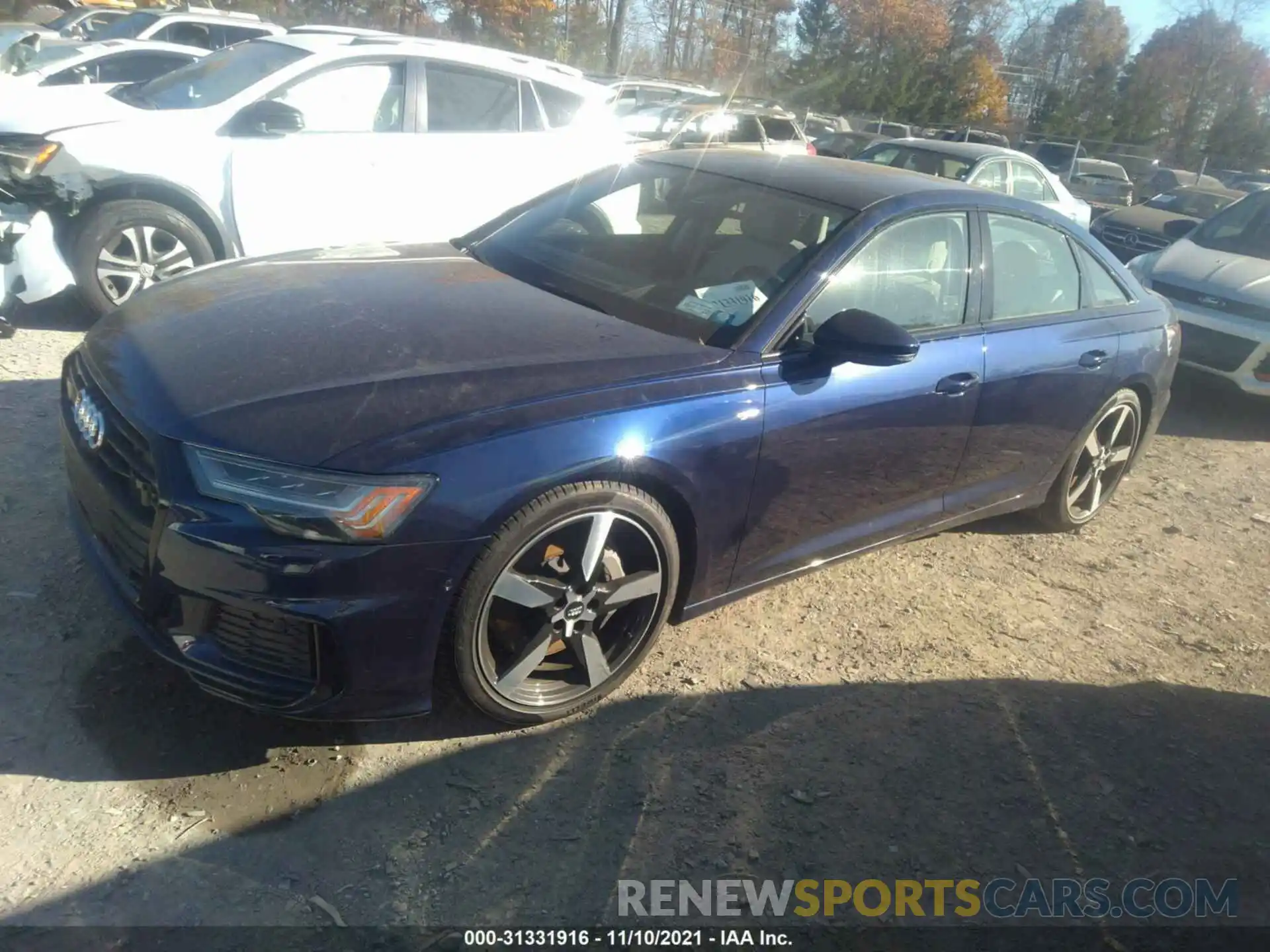 2 Photograph of a damaged car WAUM2AF21MN008950 AUDI A6 2021