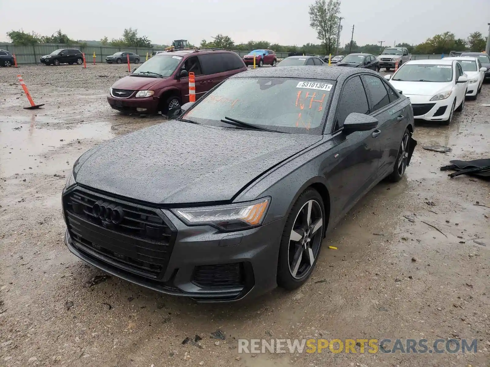 2 Photograph of a damaged car WAUM2AF21MN059901 AUDI A6 2021