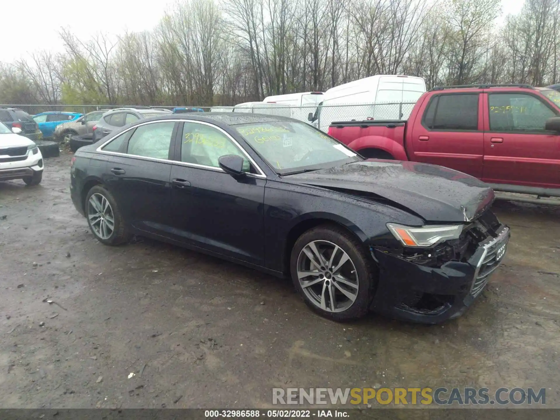 1 Photograph of a damaged car WAUE3BF26NN013943 AUDI A6 2022