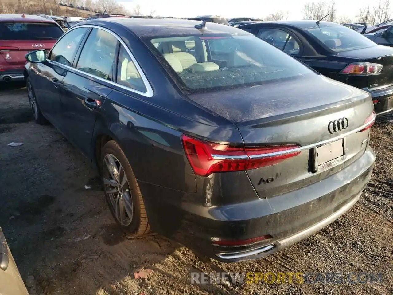 3 Photograph of a damaged car WAUE3BF26NN013991 AUDI A6 2022