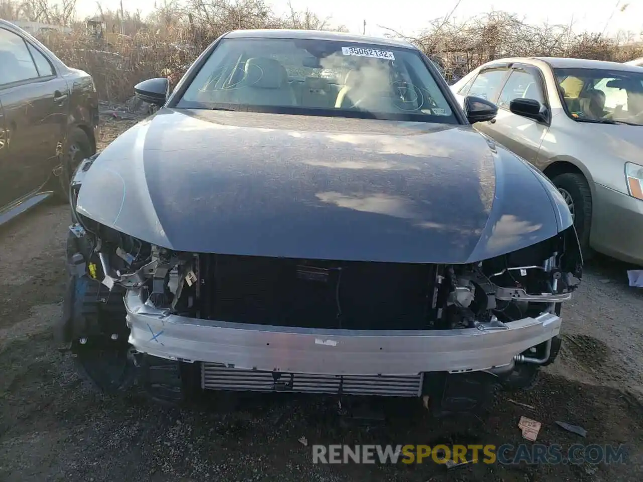 9 Photograph of a damaged car WAUE3BF26NN013991 AUDI A6 2022