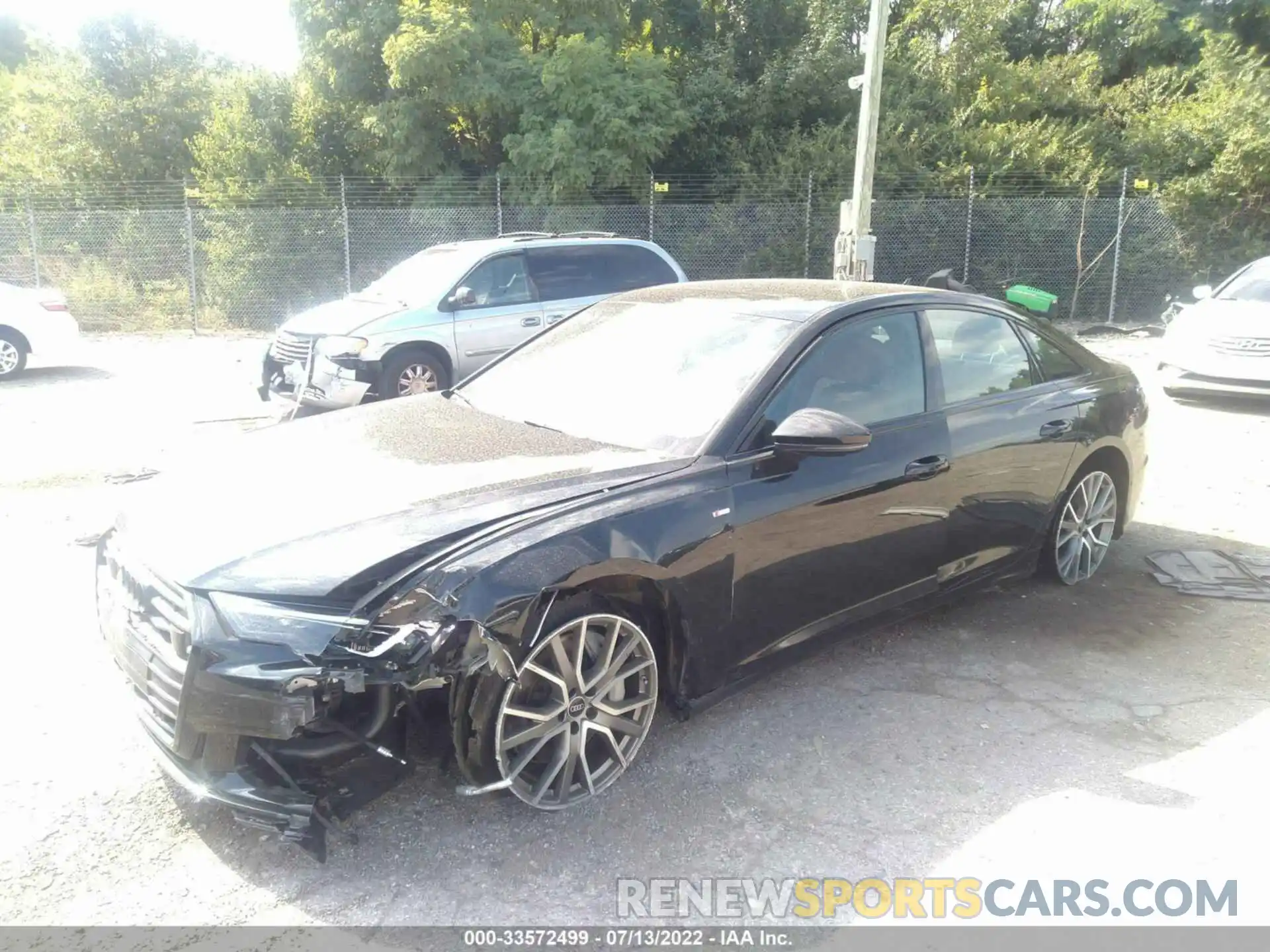 2 Photograph of a damaged car WAUL2BF20NN014189 AUDI A6 2022