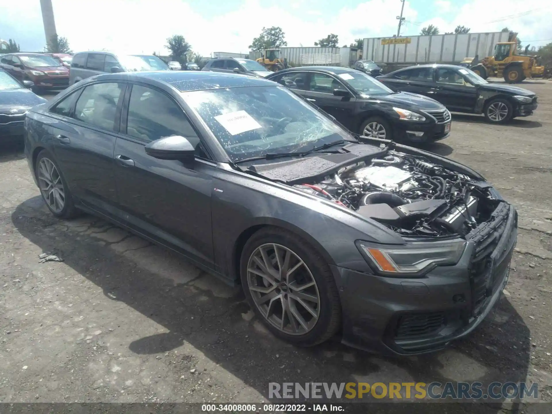 1 Photograph of a damaged car WAUL2BF2XNN035888 AUDI A6 2022