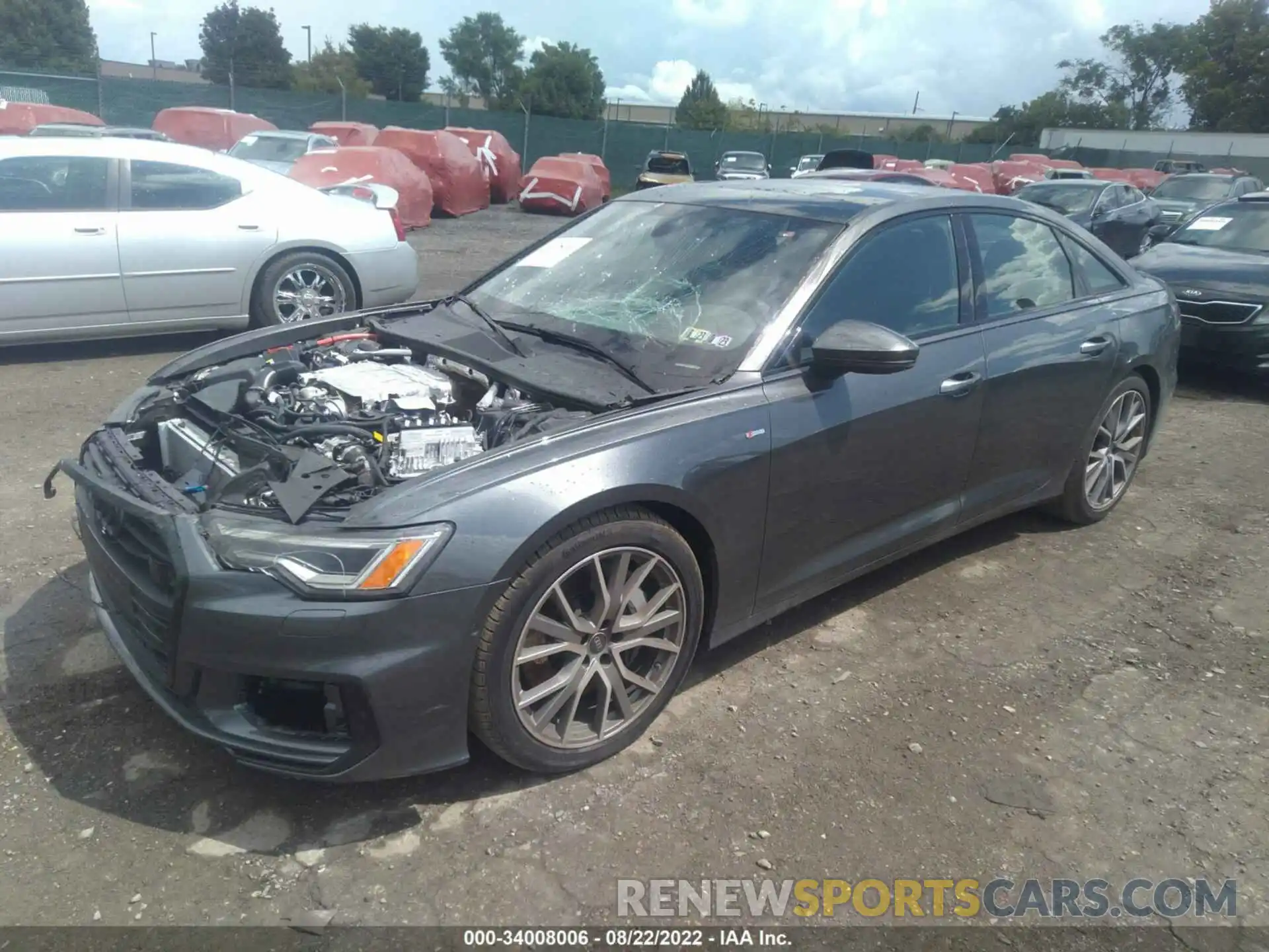 2 Photograph of a damaged car WAUL2BF2XNN035888 AUDI A6 2022