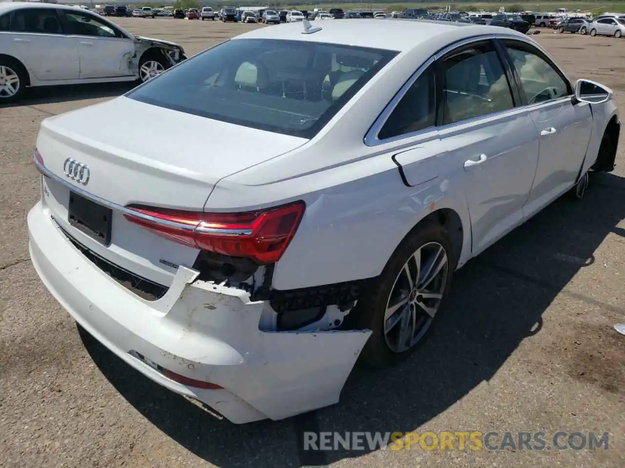 4 Photograph of a damaged car WAUM2BF29NN052539 AUDI A6 2022