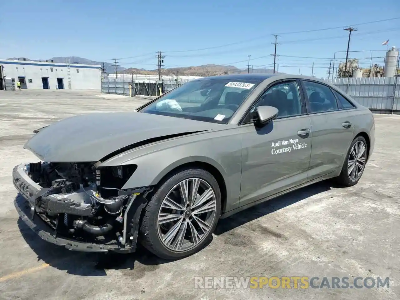 1 Photograph of a damaged car WAUD3BF2XPN050945 AUDI A6 2023