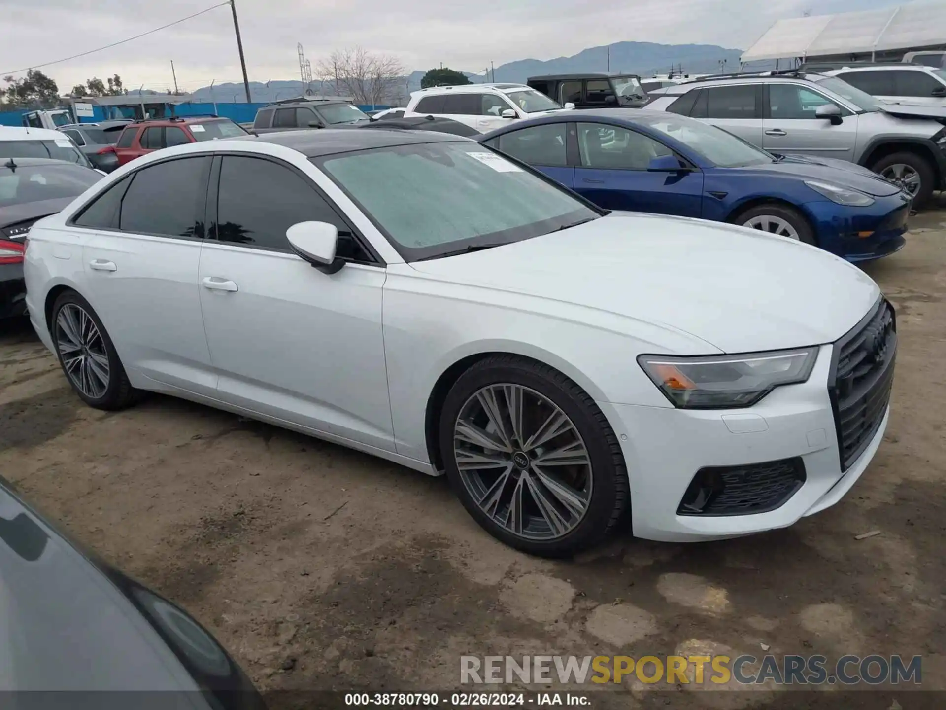 1 Photograph of a damaged car WAUE3BF20PN042731 AUDI A6 2023