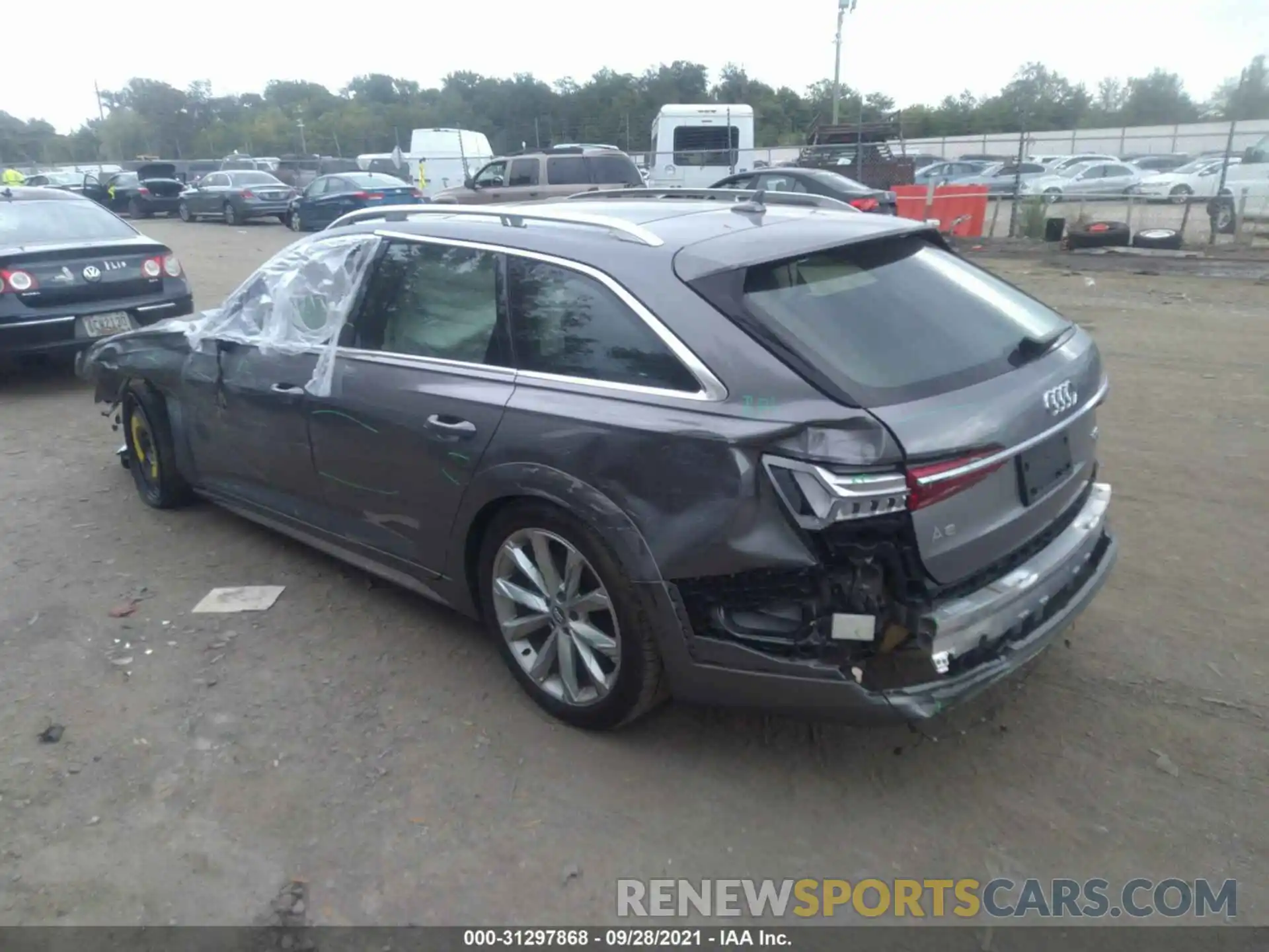 3 Photograph of a damaged car WAU92BF28LN071991 AUDI A6 ALLROAD 2020