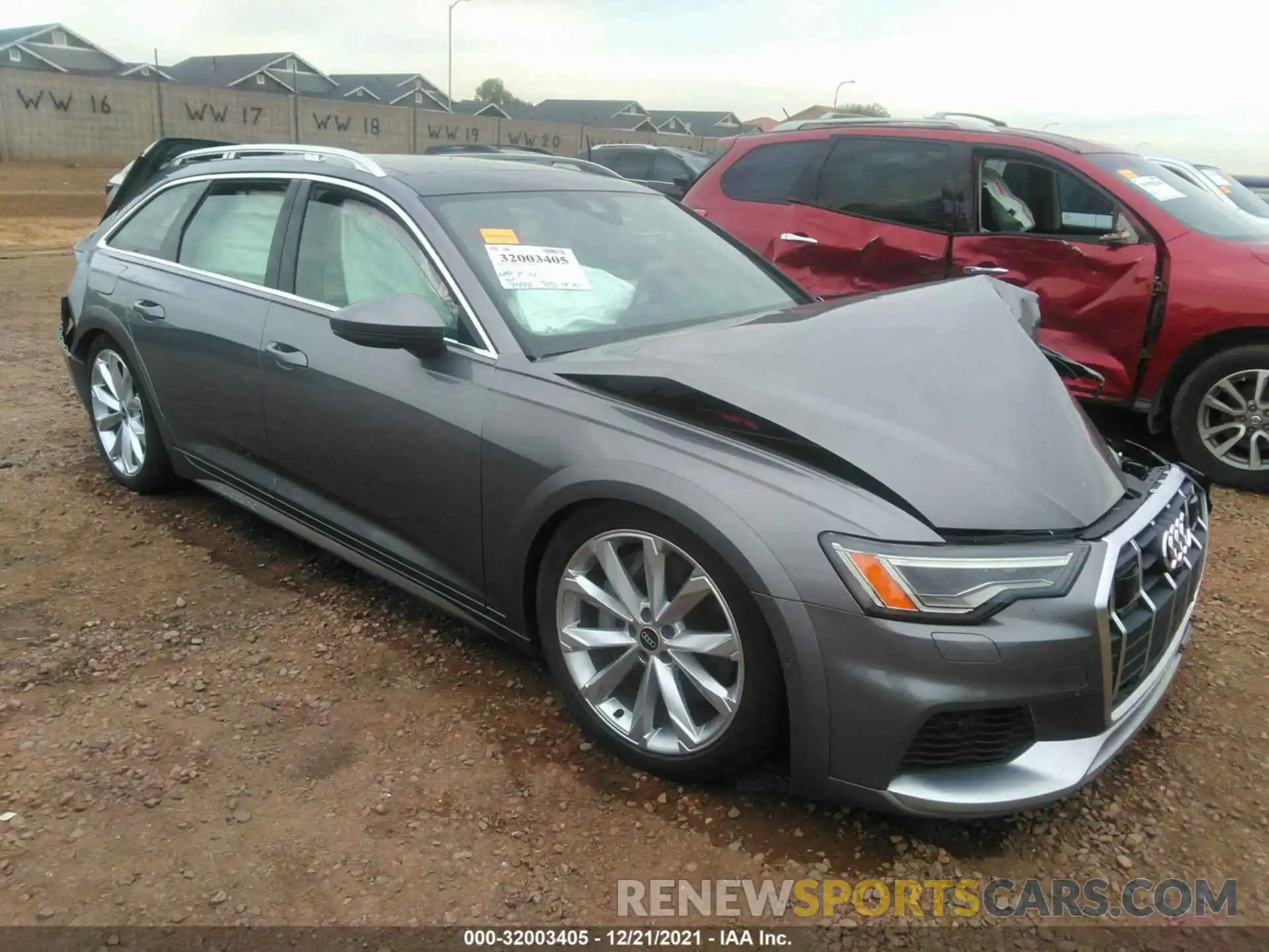 1 Photograph of a damaged car WAU72BF2XMN074495 AUDI A6 ALLROAD 2021