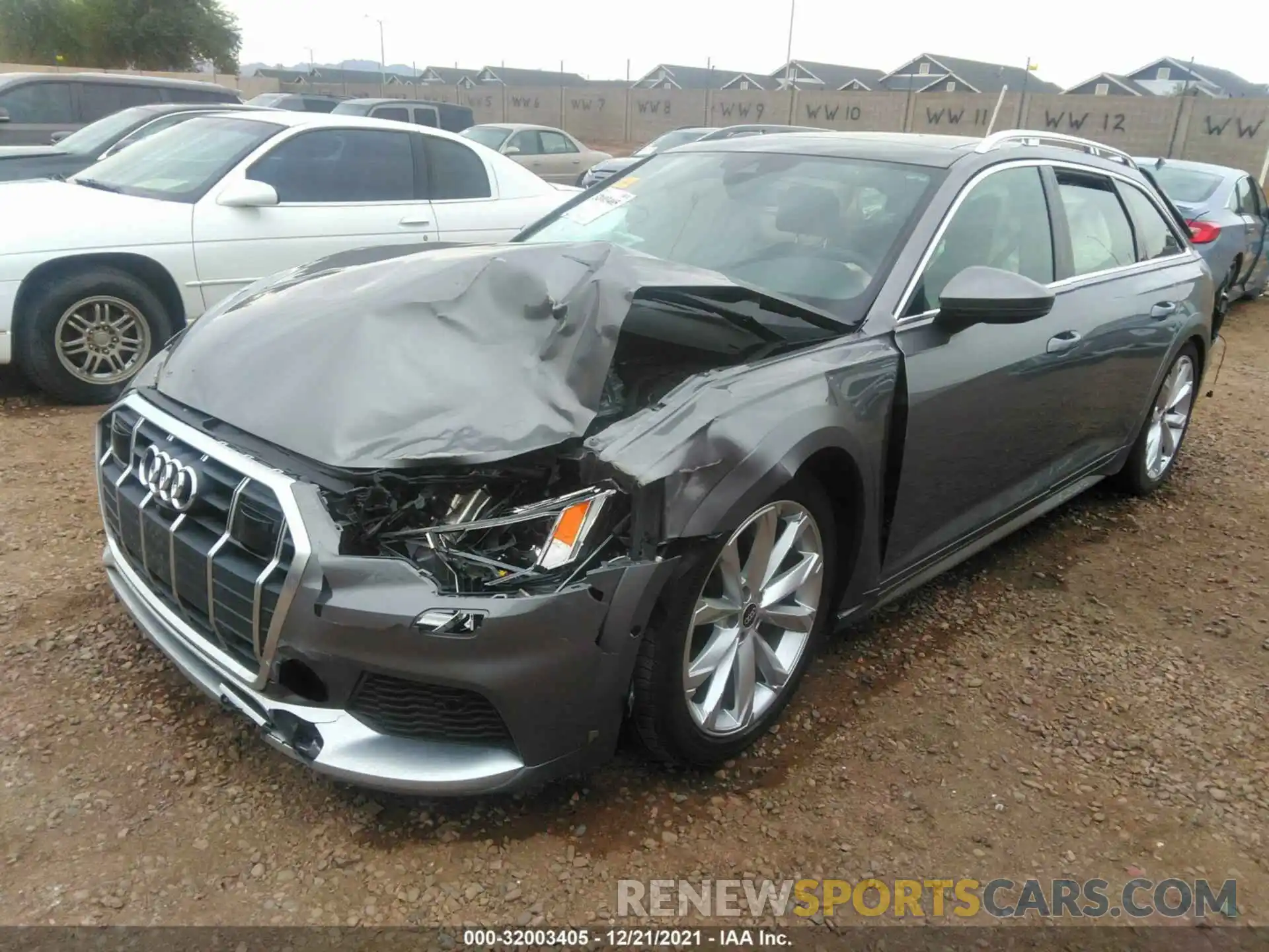 2 Photograph of a damaged car WAU72BF2XMN074495 AUDI A6 ALLROAD 2021