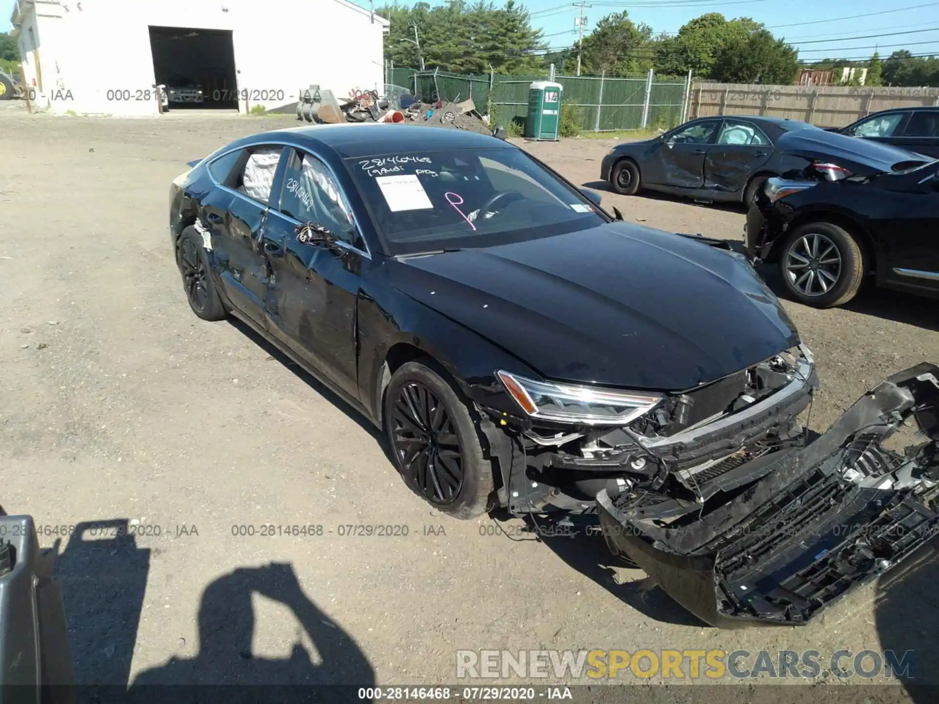 1 Photograph of a damaged car WAUP2AF21KN042526 AUDI A7 2019