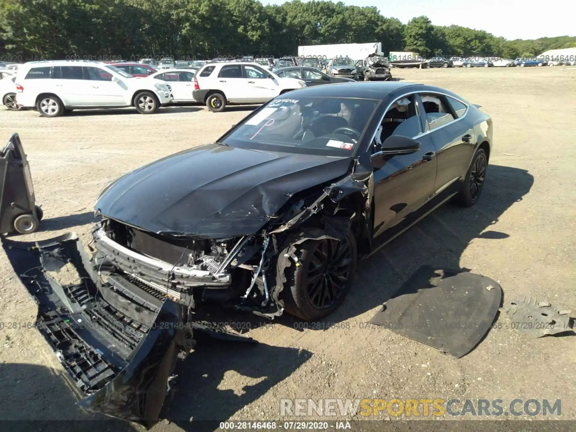 2 Photograph of a damaged car WAUP2AF21KN042526 AUDI A7 2019