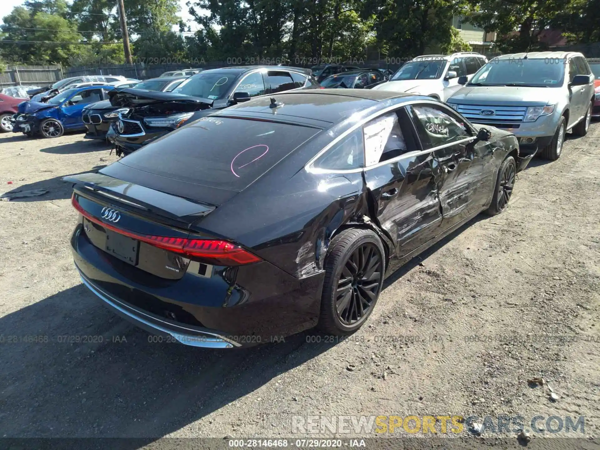 4 Photograph of a damaged car WAUP2AF21KN042526 AUDI A7 2019