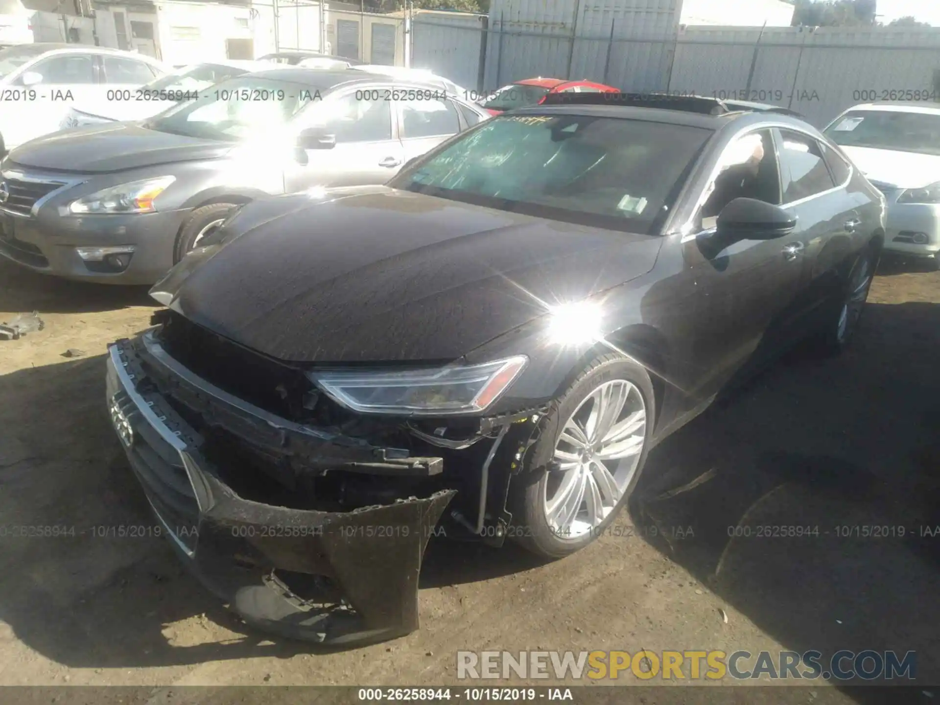 2 Photograph of a damaged car WAUP2AF24KN051799 AUDI A7 2019