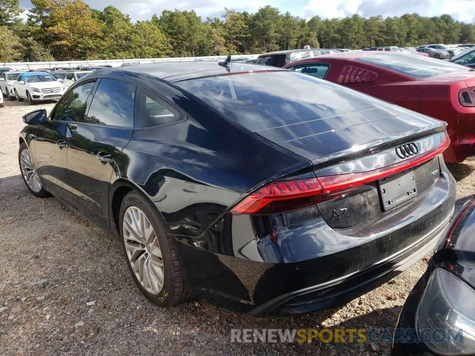 3 Photograph of a damaged car WAUP2AF28KN048517 AUDI A7 2019