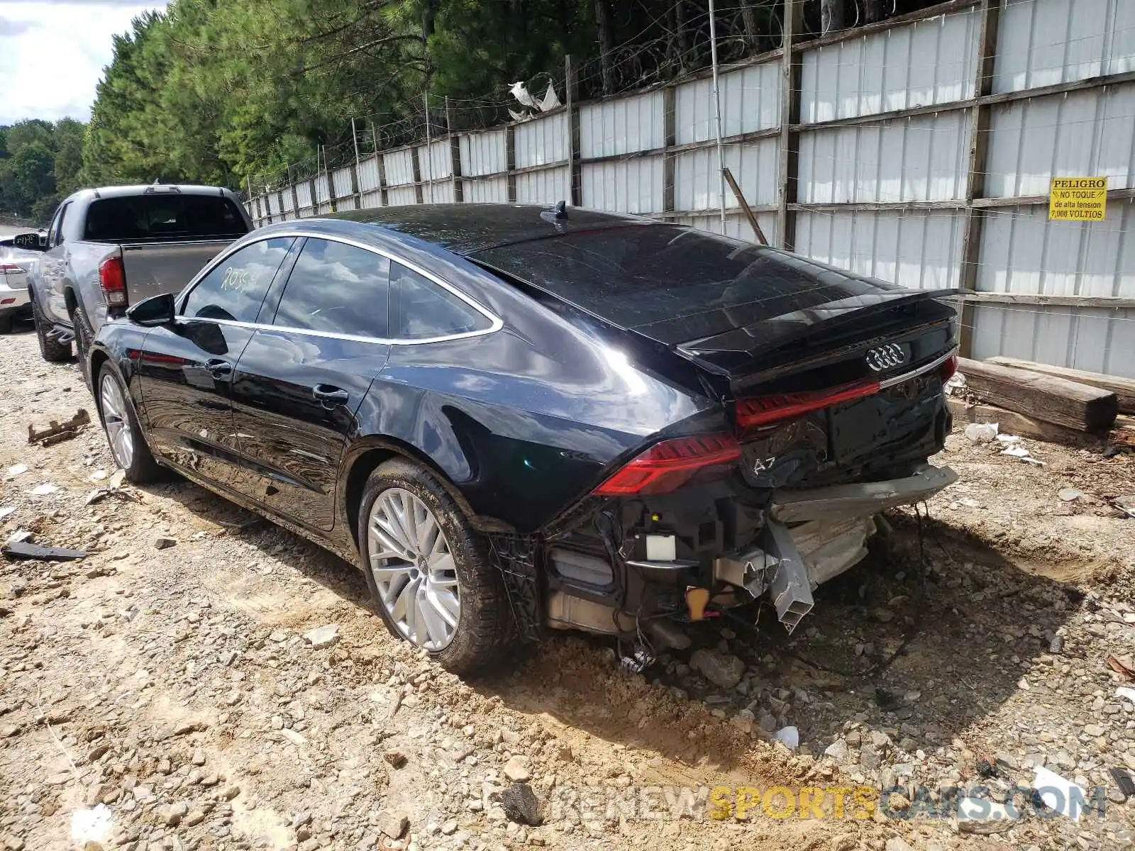 3 Photograph of a damaged car WAUP2AF2XKN029886 AUDI A7 2019